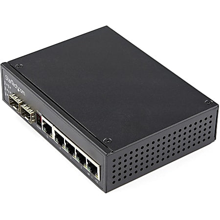 StarTech Industrial 8 Port Gigabit PoE Switch, 30W, -40°C to +75°C