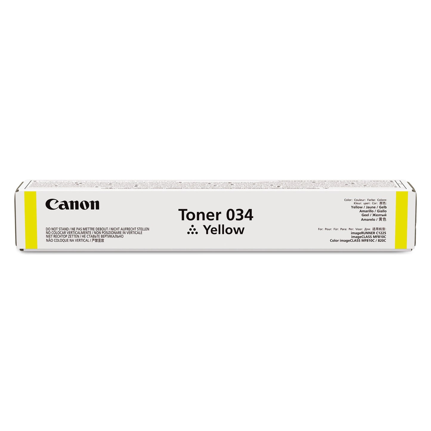 Canon Cartridge 034 Yellow Toner, 7,300 Pages, CRG034 Y