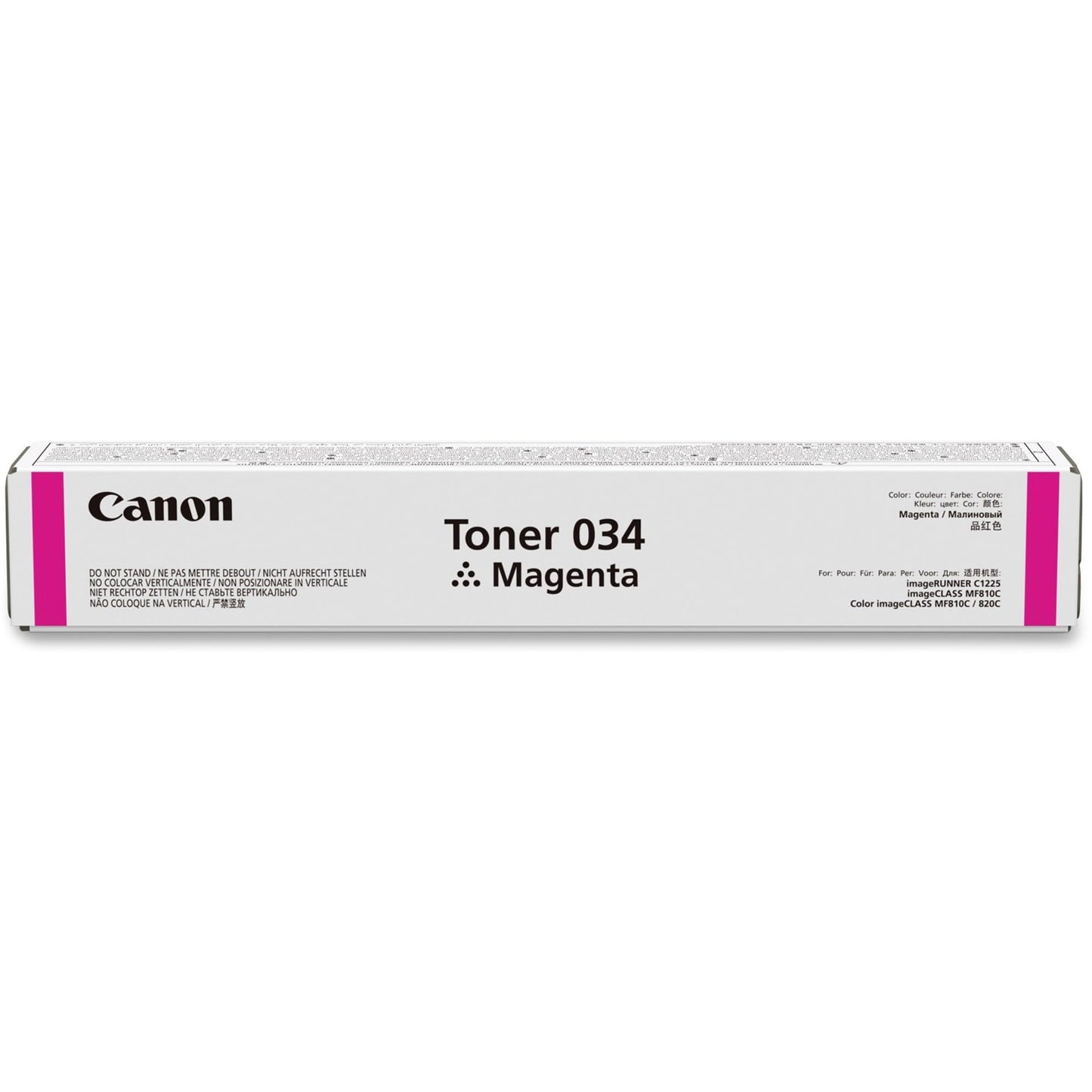 Cartouche de toner magenta Canon 034, rendement de 7 300 pages, CRG034 M