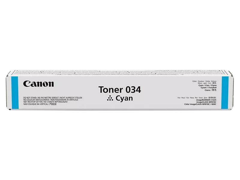 Canon Cartridge 034 Cyan Toner delivers reliable high-yield performance for select imageCLASS color laser printers. Designed for the MF820Cdn and MF810Cdn models, this cyan toner cartridge offers a full yield of up to 7,300 pages, ensuring long-lasting productivity. Manufactured in Japan and TAA compliant, it meets high standards of quality and regulatory compliance.