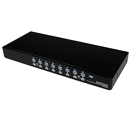 StarTech 16-Port 1U Rack Mount USB KVM Switch, VGA, SV1631DUSBU