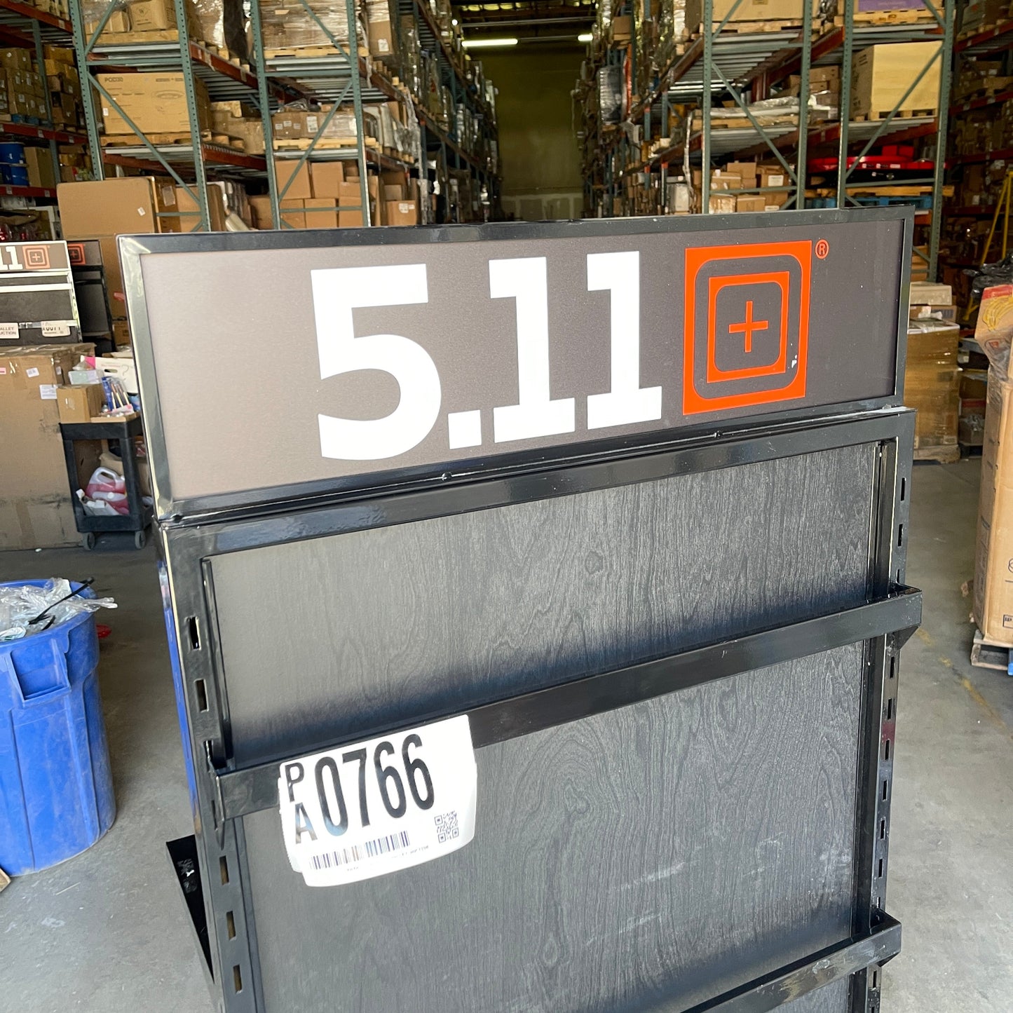 ZA@ 5.11 Branded Store Fixture w/ Castors - Or, Perhaps a Rolling Tool Shelf for Your Garage?!