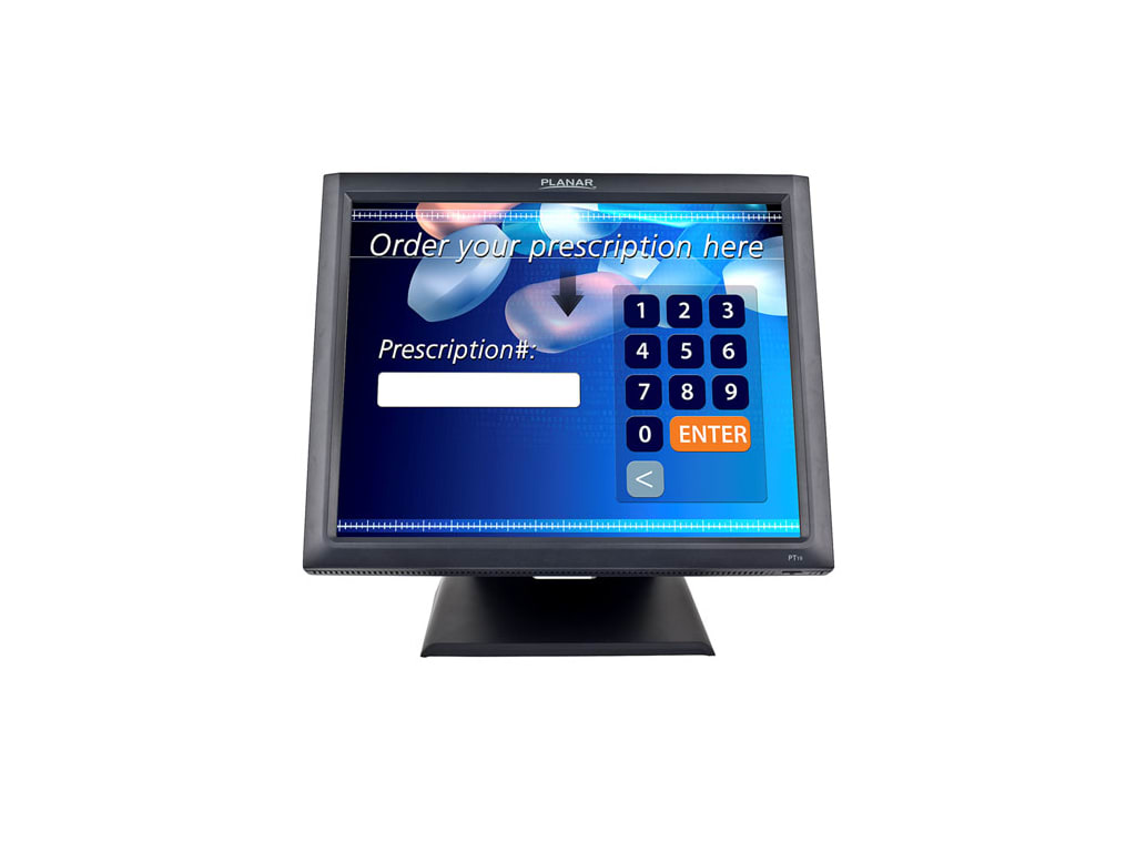 PLANAR PT1945R 19" Touchscreen POS Monitor with HDMI/VGA/DP - Black
