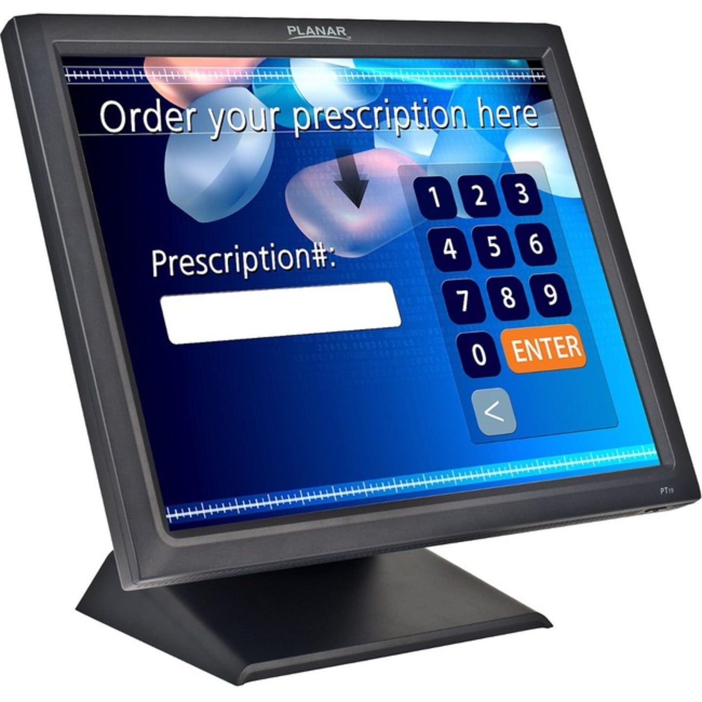 PLANAR PT1945R 19" Touchscreen POS Monitor with HDMI/VGA/DP - Black