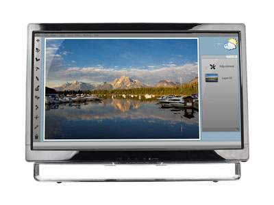 PLANAR PXL2230MW 22in Optical Touchscreen LED Monitor, Black