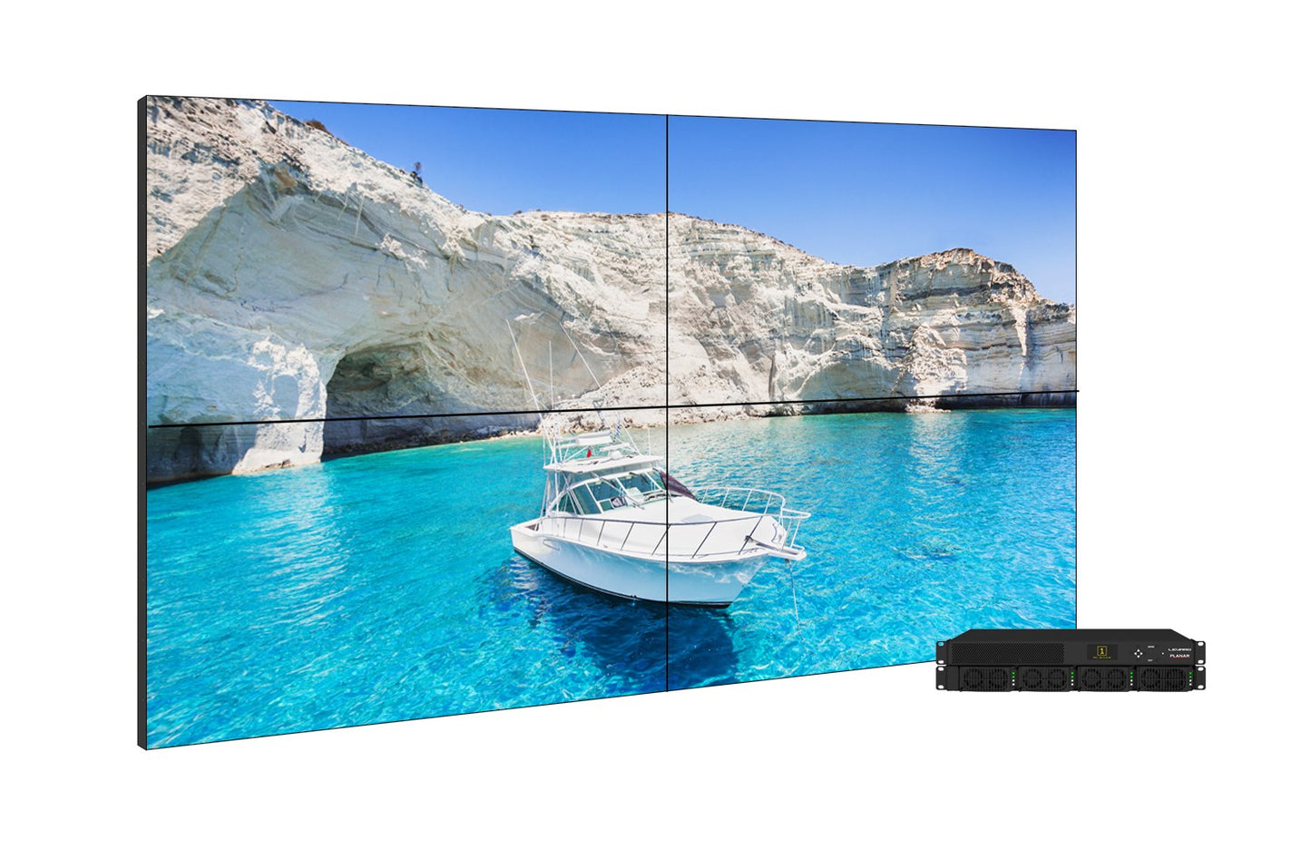 PLANAR Matrix Complete 2x2 Video Wall LX55M - 110" 500-nit Display