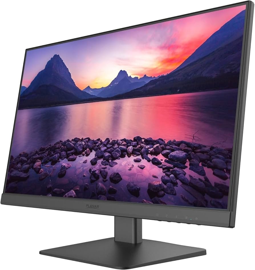 PLANAR PXN2400 24in FHD IPS Monitor with HDMI, DP, VGA, Speakers