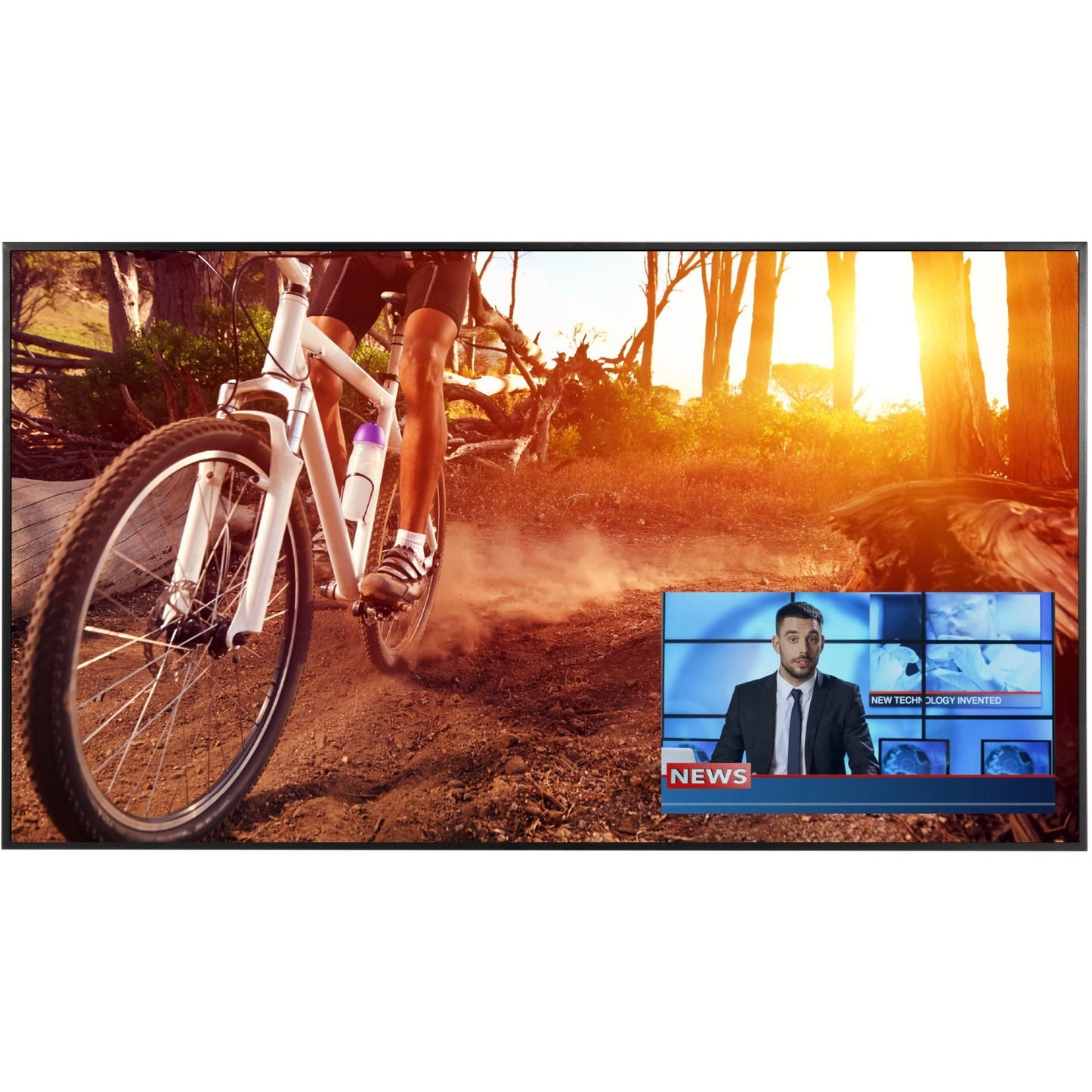 Écran LED UHD PLANAR URP49 49 pouces, 500 nits, 24h/24 et 7j/7, conforme aux normes TAA