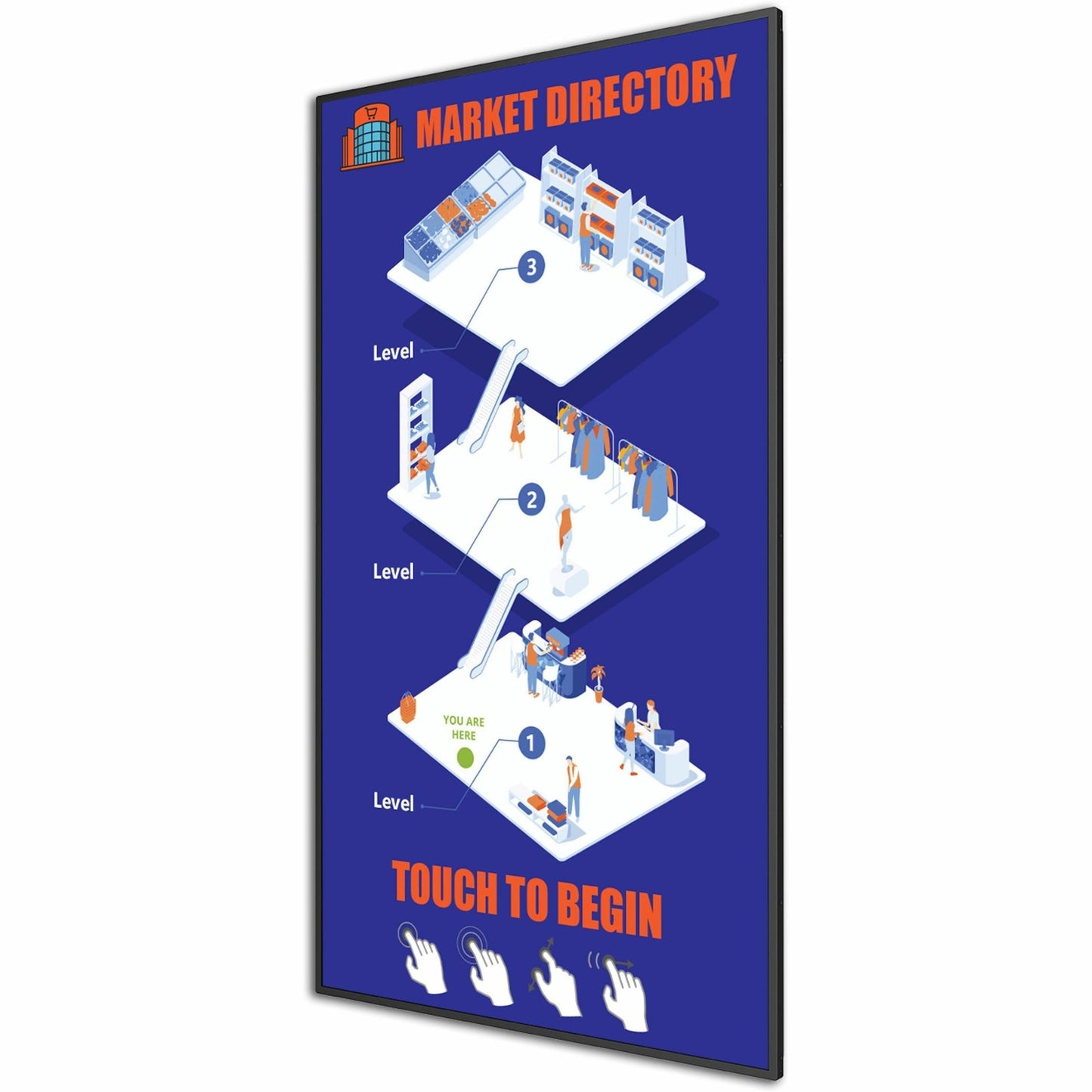 PLANAR SLM502 50" UHD LED Display, 500 Nits, ENERGY STAR