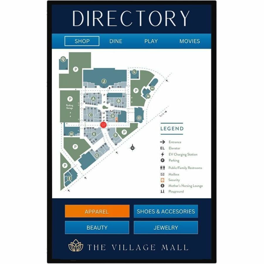 Planar SLP55 55" UHD LCD Display, 500 nits, 24x7, ENERGY STAR