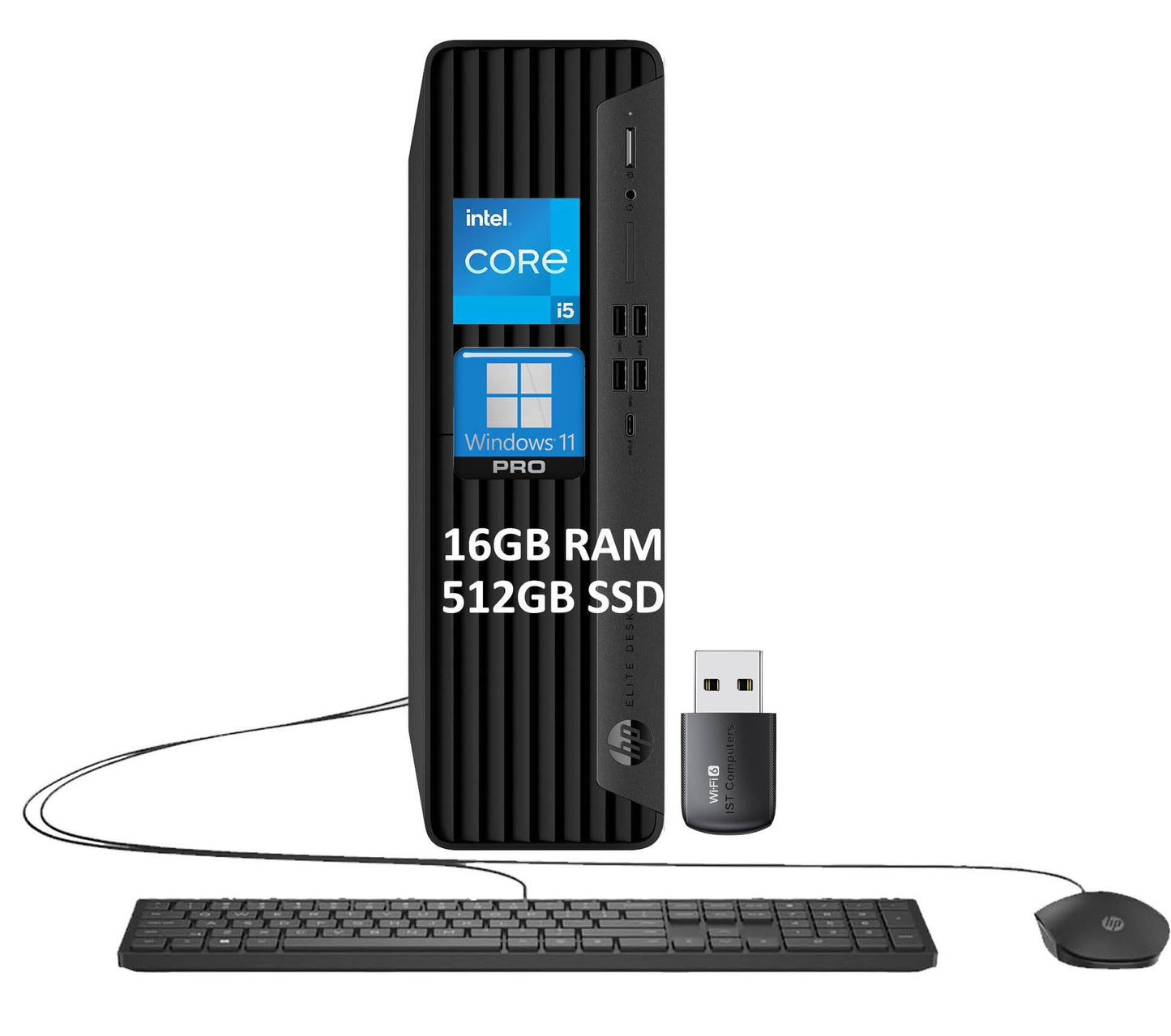 HP Elite SFF 600 G9, i5-13500, 16GB RAM, 512GB SSD
