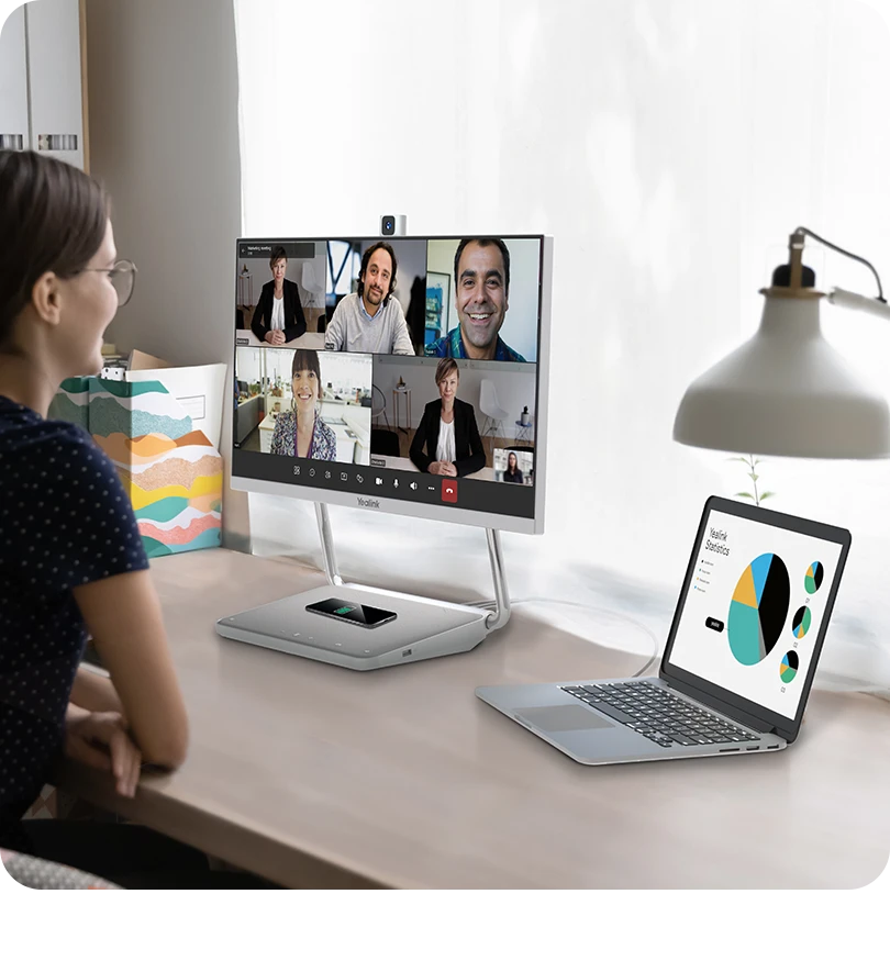 Écran collaboratif Yealink A24 DeskVision, 1080p, Wi-Fi, Ethernet