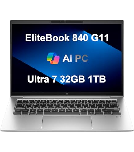 HP EliteBook 840 G11 AI PC, Intel Core Ultra 7, 16GB, 1TB SSD, 14" WUXGA