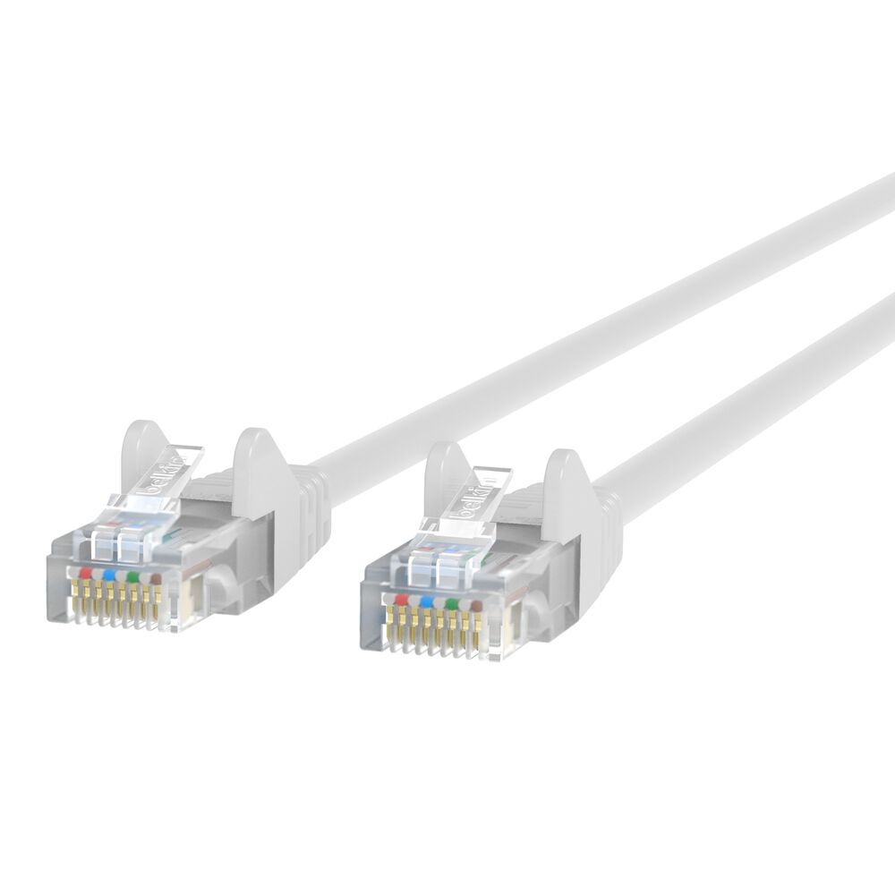 Câble patch Belkin CAT6 UTP 30,5 m, RJ45M vers RJ45M, blanc