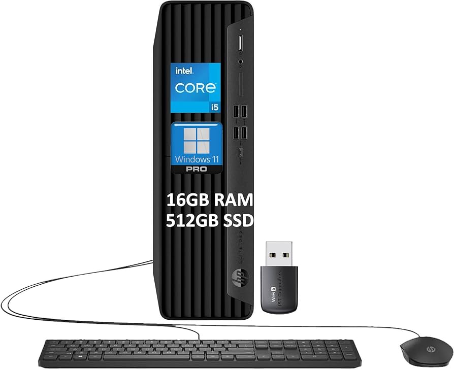 HP Pro SFF 400 G9 Desktop PC, i5-14500, 16GB DDR5, 256GB SSD, Win 11 Pro