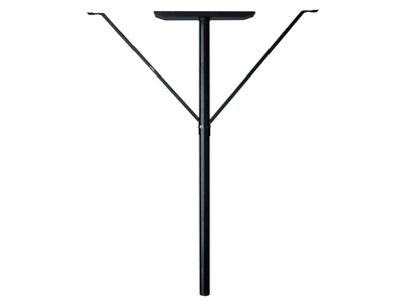 The PEERLESS Extension Column Stabilizer Kit is engineered to enhance the stability of long or drop-mounted 1 1/2" schedule 40 extension columns. Constructed from robust cold-rolled steel with a sleek black finish, this mounting kit effectively minimizes unwanted sway. Ideal for installations in commercial environments or locations prone to vibration, it ensures secure and professional AV setups.