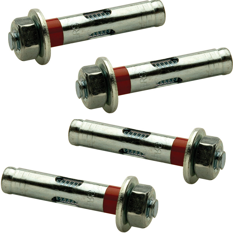Peerless Concrete Expansion Anchors 4 Pack, 280lb Capacity