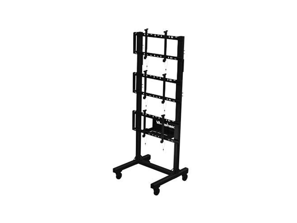 Pieds de chariot pour mur vidéo PEERLESS ACC310VWC4 – Noir (lot de 4)