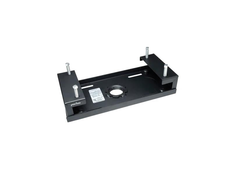 The Peerless ACC559 I-Beam Clamp is a secure mounting solution for single monitors or display systems. Designed for compatibility with extension columns, this adjustable clamp fits beam widths from 7 to 12 inches and supports up to 250 lb (113 kg). Built with a durable black finish, it’s ideal for commercial or industrial video installations.