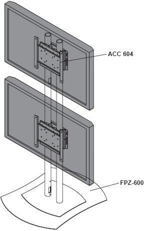 Cartouche double écran PEERLESS ACC604 pour FPZ-600, noir