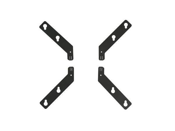Adaptor Plate in black by Peerless, model ACC973, expands VESA mount compatibility while preserving the slim profile of original installations. It supports mounting patterns from 200 x 200 mm up to 400 x 400 mm with a load capacity of up to 70 lbs (32 kg). Designed for TAA compliance and made in the USA, it's ideal for enhancing the versatility of display mounts in professional environments.