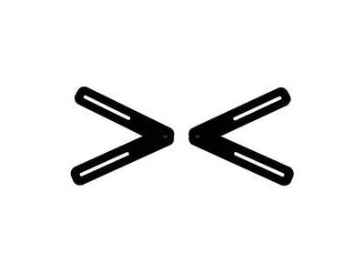 The Peerless ACSBR1 Mounting Kit is a versatile solution for installing sound bars alongside 32" to 70" TVs. With height adjustability for perfect alignment and compatibility with keyhole or threaded interface sound bars, this black mount supports spacing up to 39.4 inches. Ideal for seamless integration in home and office setups.