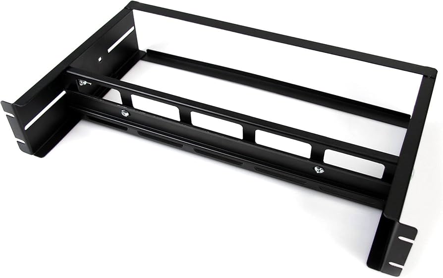 Kit de rail DIN 2U réglable StarTech ADJDINKIT pour rack 19 pouces