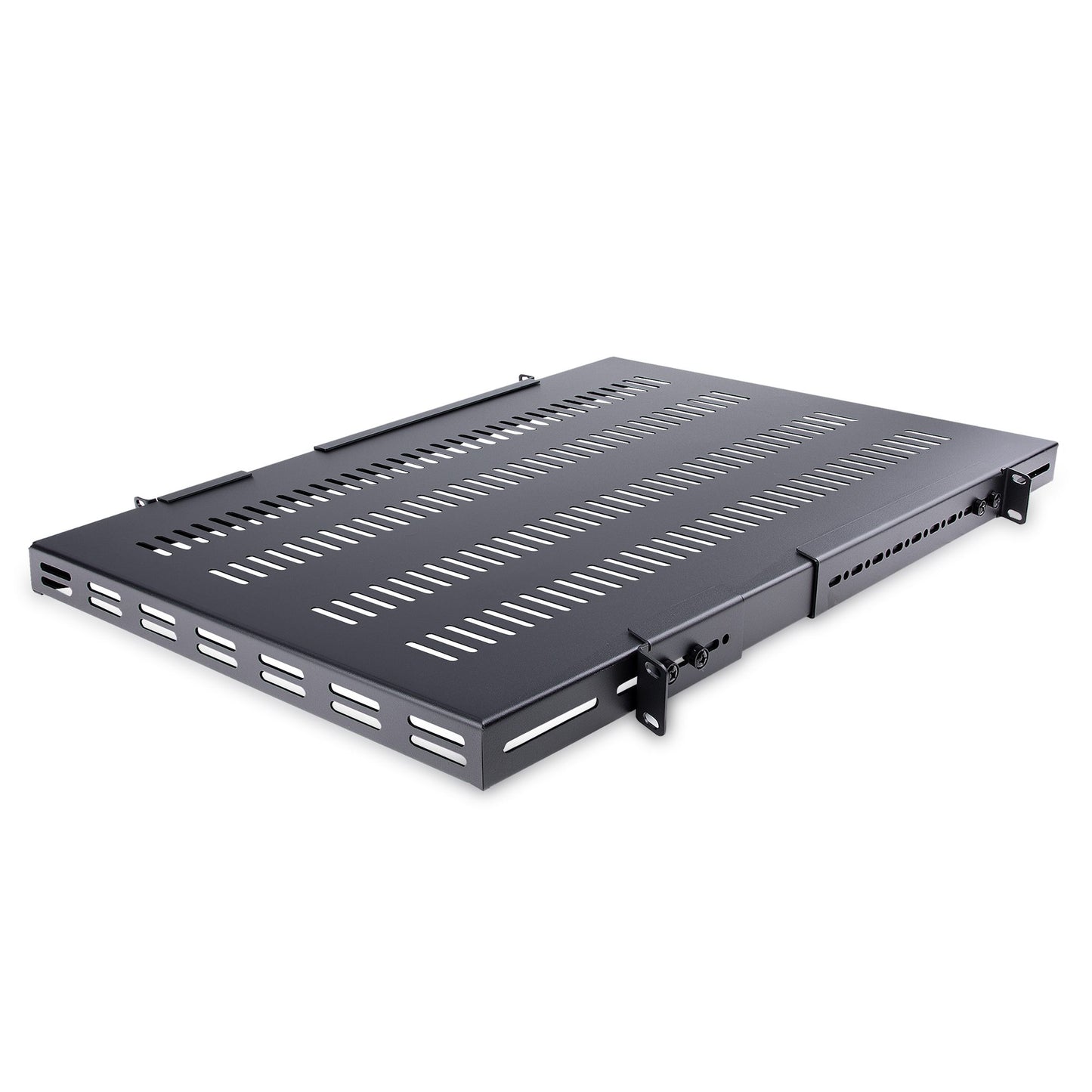 Étagère ventilée réglable StarTech 1U, capacité de 79 kg, profondeur de 49,5 à 96 cm