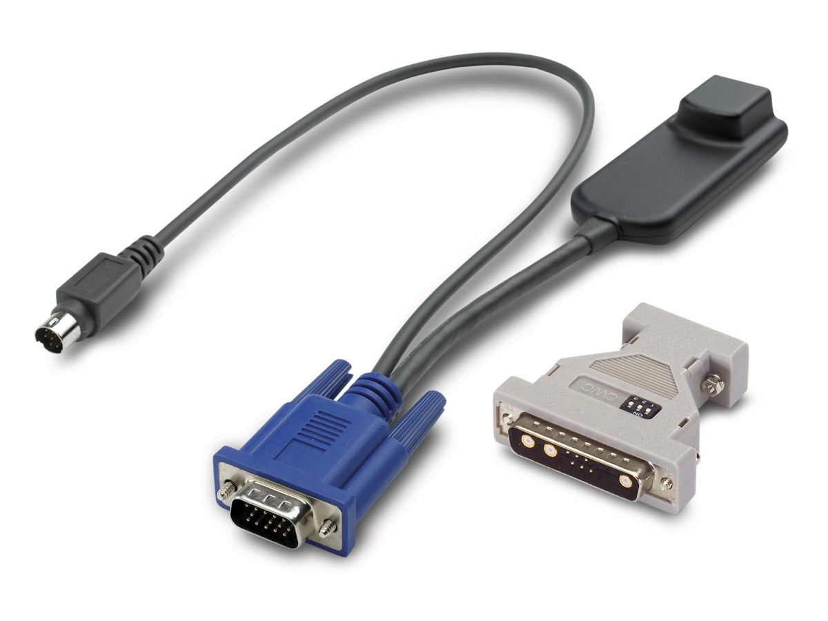 The APC KVM Sun Server Module for VGA or 13W3 enables streamlined remote management of Sun systems via VGA or 13W3 video interfaces. Engineered for professional environments, it uses a KVM extender architecture to simplify and consolidate server control infrastructure across networks.