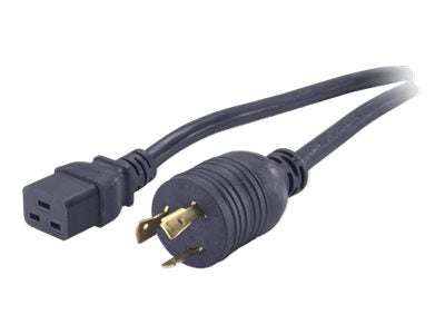 Cordon d'alimentation APC AP9871 de 3,6 m, NEMA L6-20P vers IEC C19, noir