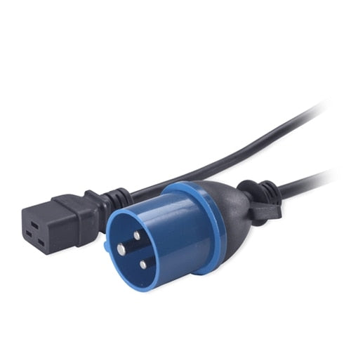 APC AP9876 IEC C19 to IEC 309 Power Cable, 8.2 ft, Black