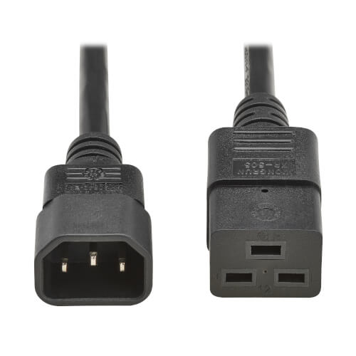 Câble d'alimentation APC C14 vers C19, 10 A, 2 m, noir (AP9878)