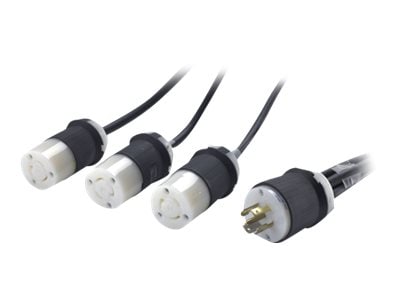 Adaptateur secteur APC AP9884, L21-20P vers 3x L6-20R, 34 A 208 V