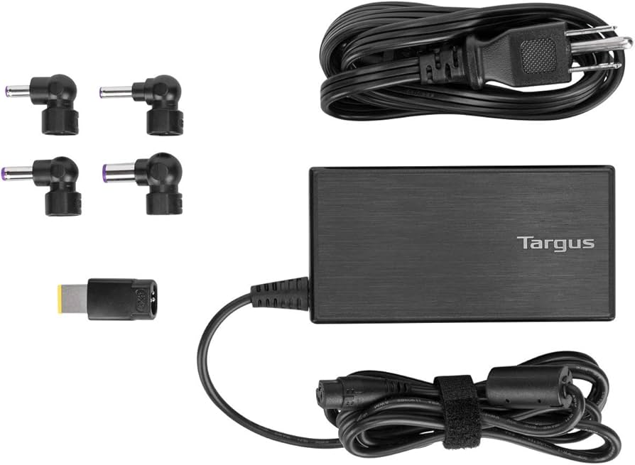 TARGUS 90W AC Semi-Slim Laptop Charger Black - APA90US