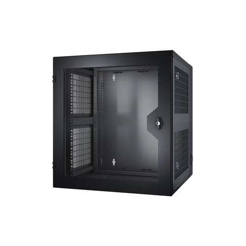 Boîtier mural APC NetShelter WX 13U, porte ventilée, noir