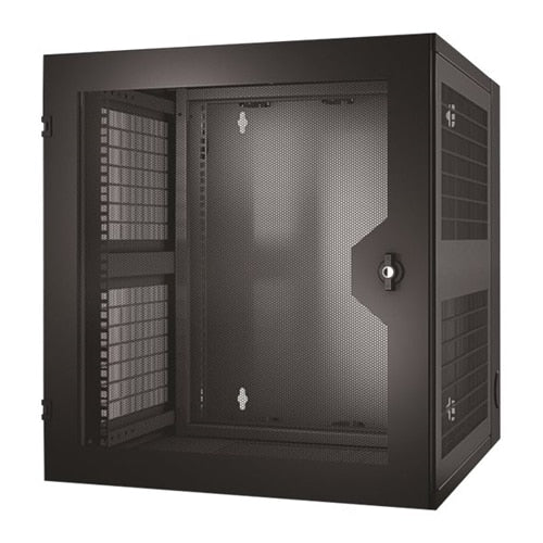 Boîtier mural APC NetShelter WX 13U, porte ventilée, noir
