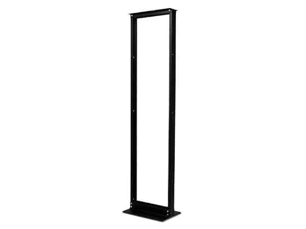 APC AR201 NetShelter 2-Post Rack, Black Finish, 84.09" Height