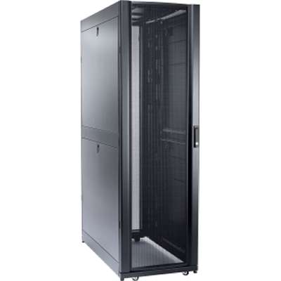 APC NetShelter SX 48U 600mm x 1200mm Rack Enclosure, Black, AR3307X617