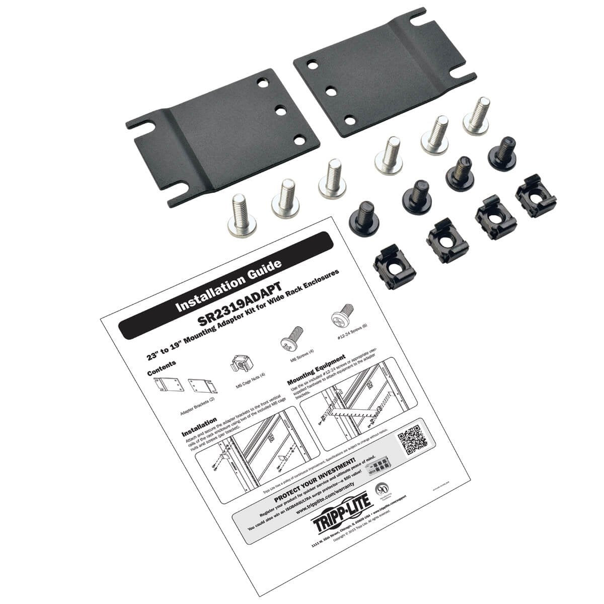 APC Adapter Kit 23in to 19in Mounting (AR8150BLK)