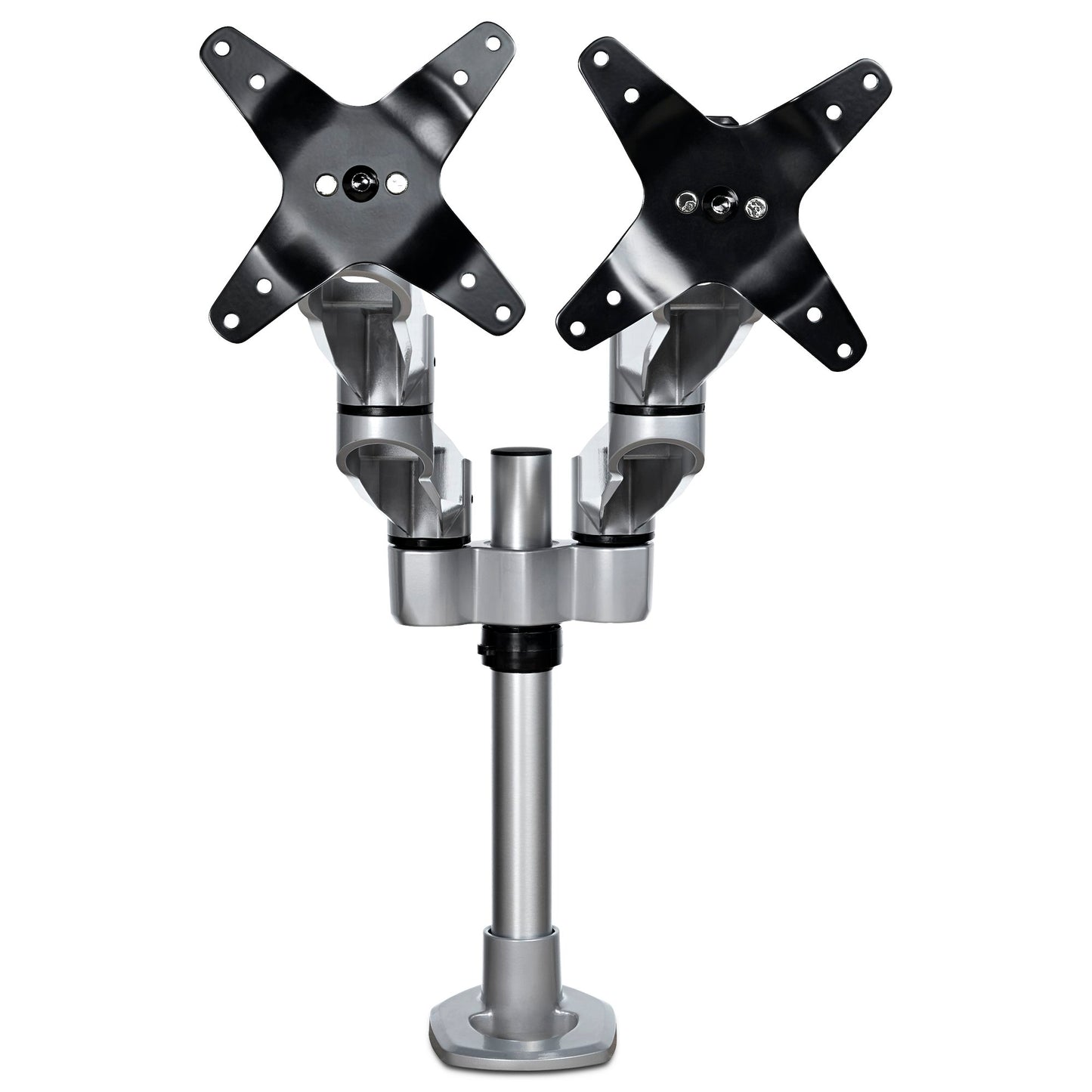 Bras de bureau double écran STARTECH Premium 30 po, argent