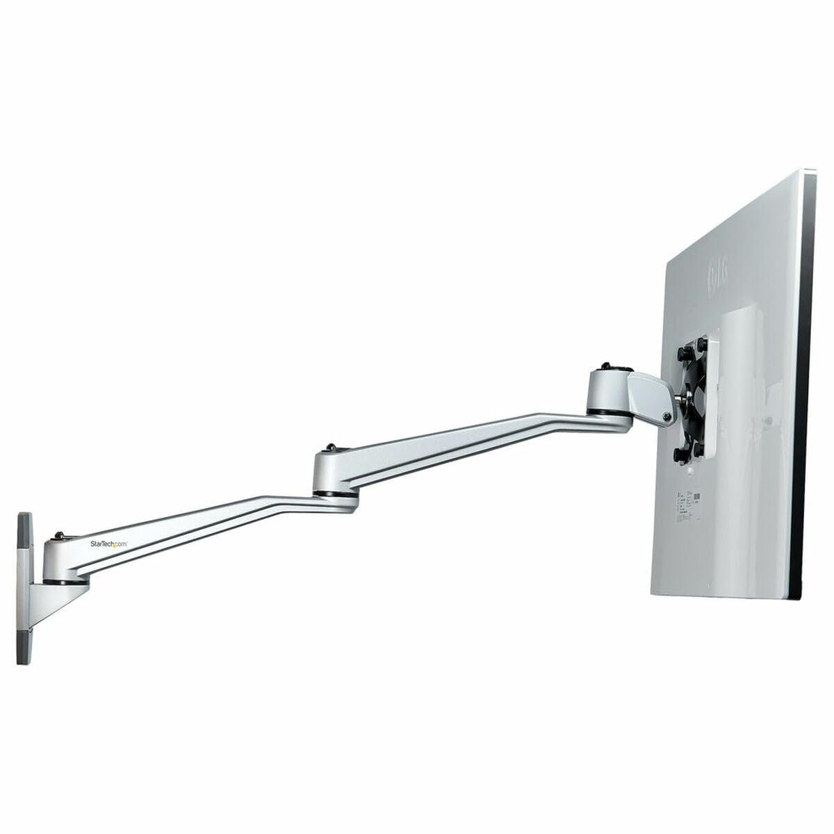 StarTech Wall Mount Monitor Arm with Swivel Arm, Up to 34"/14kg, Aluminum