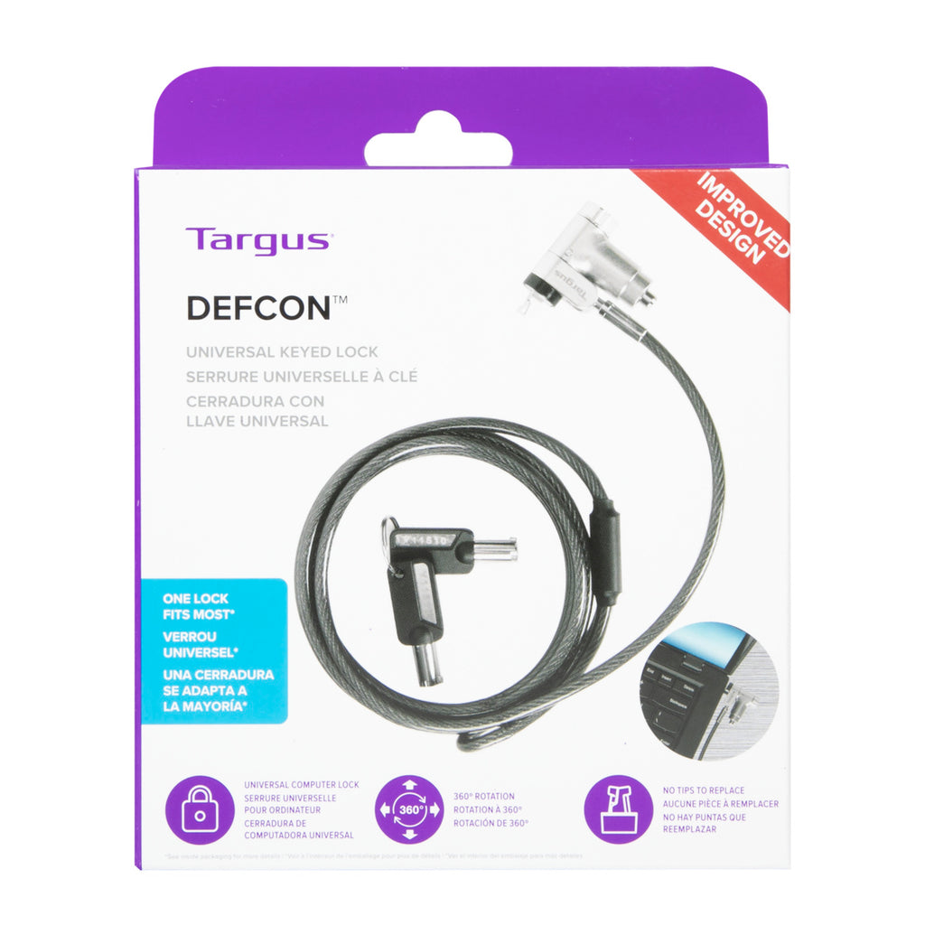 TARGUS DEFCON Ultimate Universal Keyed Single Cable Lock