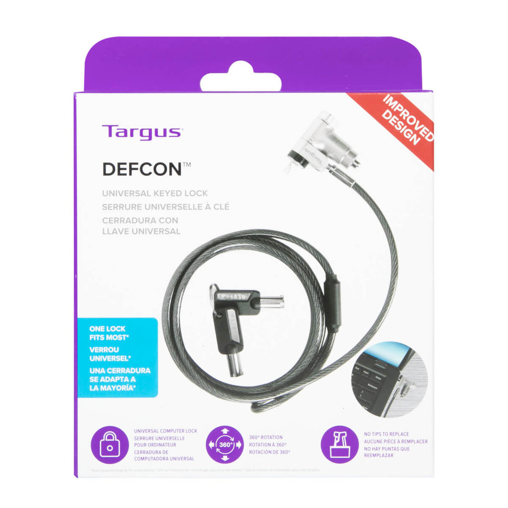 TARGUS DEFCON Ultimate Universal Keyed Single Cable Lock