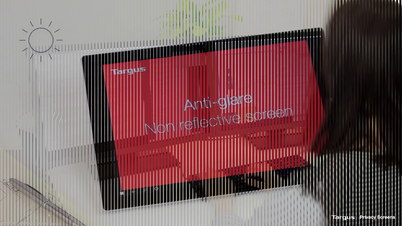 TARGUS 4Vu Privacy Filter for Surface Book 13.5in, Antimicrobial