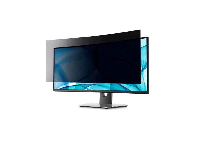 The 4Vu Privacy Screen for Dell U3417W from TARGUS is designed to reduce the viewing angle of your curved 34-inch monitor, helping to protect confidential data from side glances. With a clear finish and tailored fit for edge-to-edge curved screens, it's ideal for professionals working in open offices or public environments.