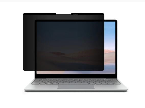 The TARGUS 4Vu Privacy Screen is engineered specifically for Microsoft Surface Laptop Go, offering users a seamless balance of visibility and data confidentiality. Designed for professionals managing sensitive information, it provides a clear display from the front and obscures viewing from side angles. With TAA compliance and a durable build, it’s a reliable addition to enterprise and government setups.
