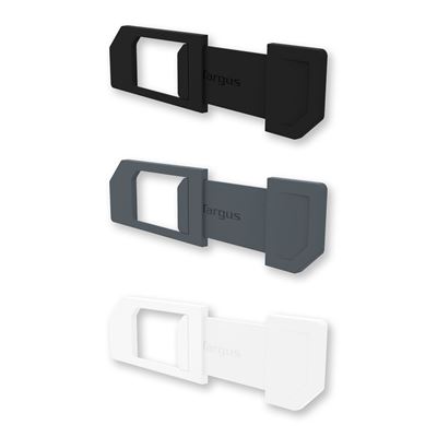 Cache-webcam TARGUS, pack individuel - Noir, fermeture coulissante