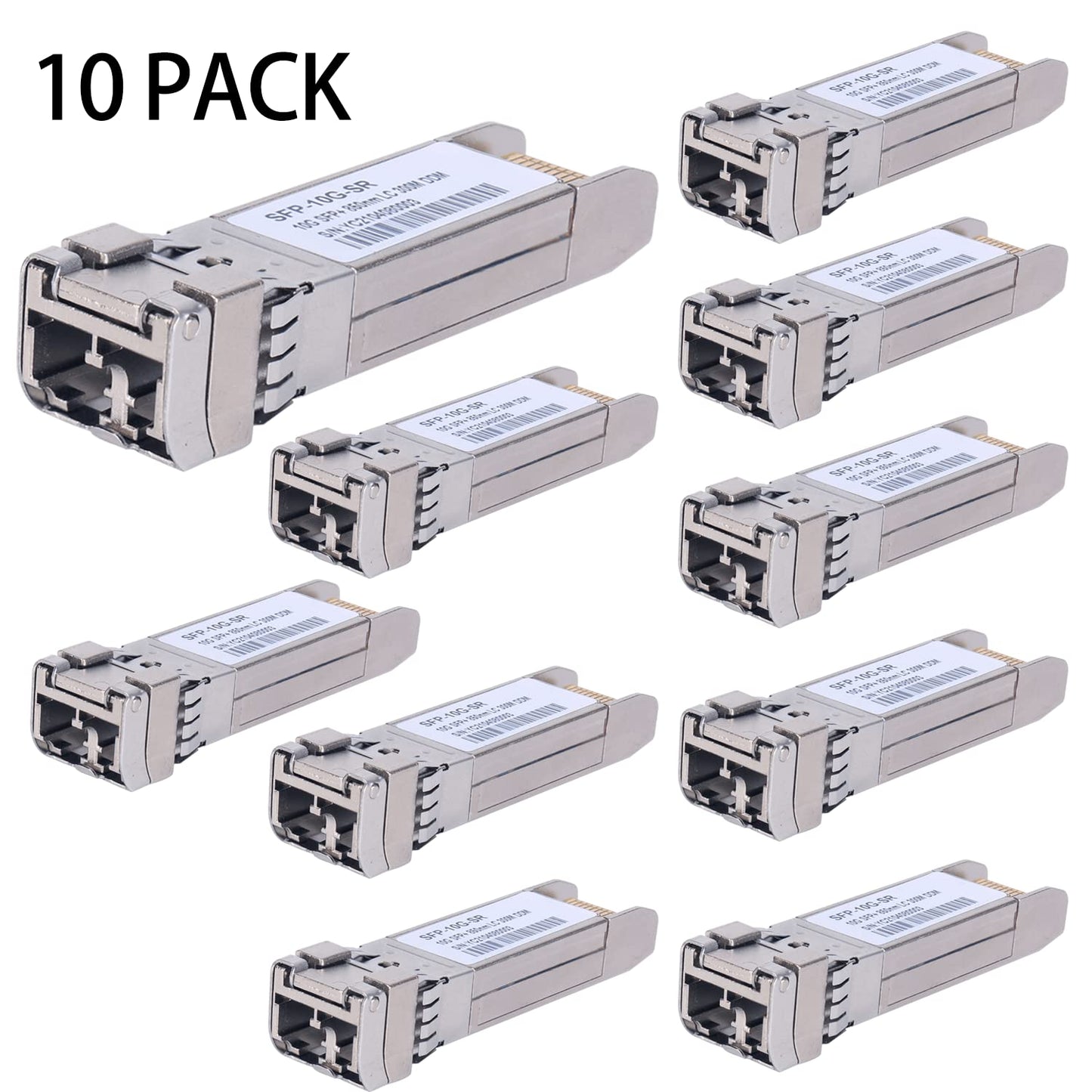 NETGEAR ProSafe 10GBASE-SR SFP+ Transceiver 10-Pack