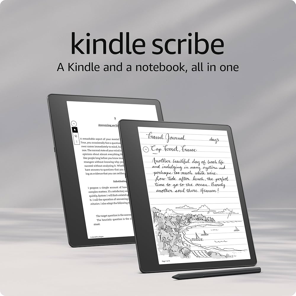 Amazon Kindle Scribe (16 Go) avec stylet Premium, écran Paperwhite 10,2" 300 ppp