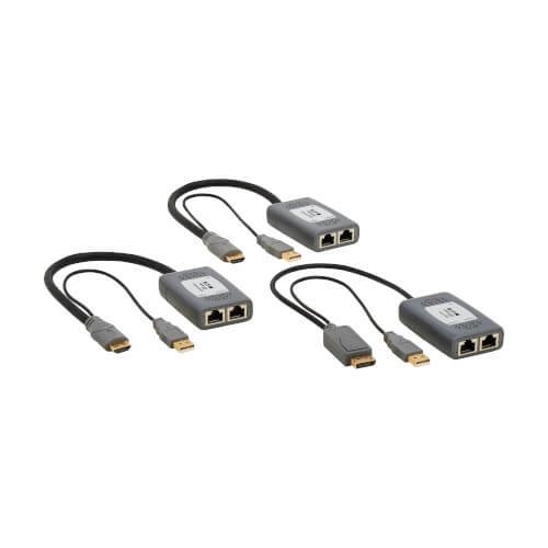 Kit d'extension DisplayPort 1 port Eaton Tripp Lite sur Cat6, 4K 60 Hz, HDR, 70 m, TAA